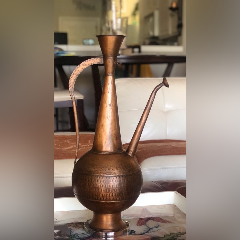 VTG Solid Brass Pot/Vase - Picture 1 of 4